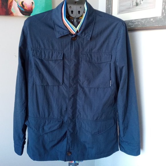 Ben Sherman military style navy Nylon Jacket size medium - Picture 1 of 8